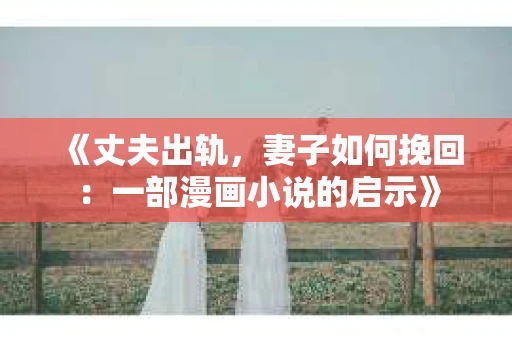 《丈夫出轨，妻子如何挽回：一部漫画小说的启示》