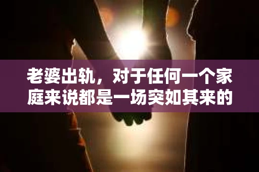 老婆出轨，对于任何一个家庭来说都是一场突如其来的风暴。面对这样的困境，如何挽回婚姻，重拾家庭的和谐，成为了许多人迫切想要了解的问题。今天，我们就来聊聊这个敏感而现实的话题——老婆出轨最好的挽回办法。