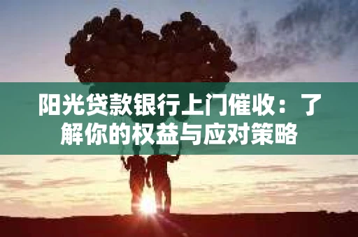 阳光贷款银行上门催收：了解你的权益与应对策略