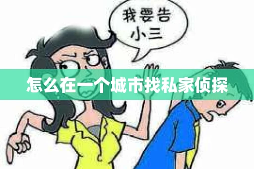 怎么在一个城市找私家侦探