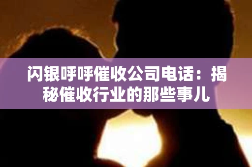 闪银呼呼催收公司电话：揭秘催收行业的那些事儿