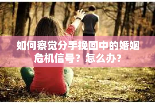 如何察觉分手挽回中的婚姻危机信号?怎么办? 如何察觉分手挽回中的婚姻危机信号?怎么办?