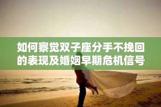 如何察觉双子座分手不挽回的表现及婚姻早期危机信号？