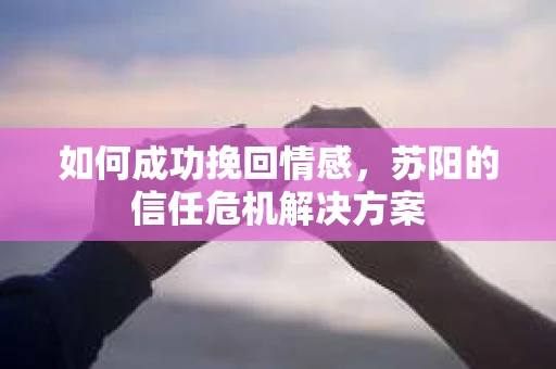 如何成功挽回情感，苏阳的信任危机解决方案
