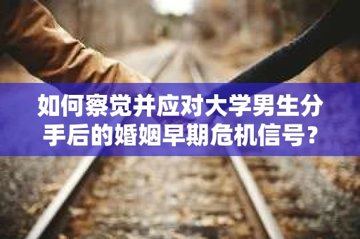 如何察觉并应对大学男生分手后的婚姻早期危机信号？