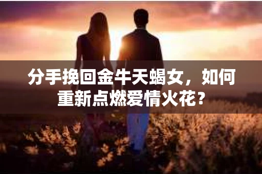 分手挽回金牛天蝎女，如何重新点燃爱情火花？