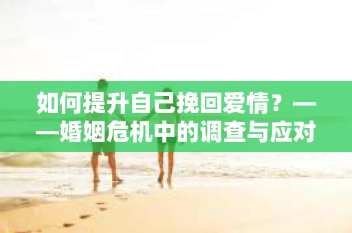 如何提升自己挽回爱情？——婚姻危机中的调查与应对策略
