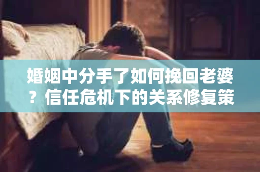 婚姻中分手了如何挽回老婆？信任危机下的关系修复策略