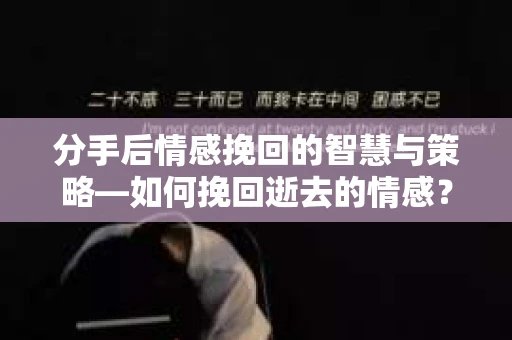 分手后情感挽回的智慧与策略—如何挽回逝去的情感? 分手后情感挽回的智慧与策略—如何挽回逝去的情感?
